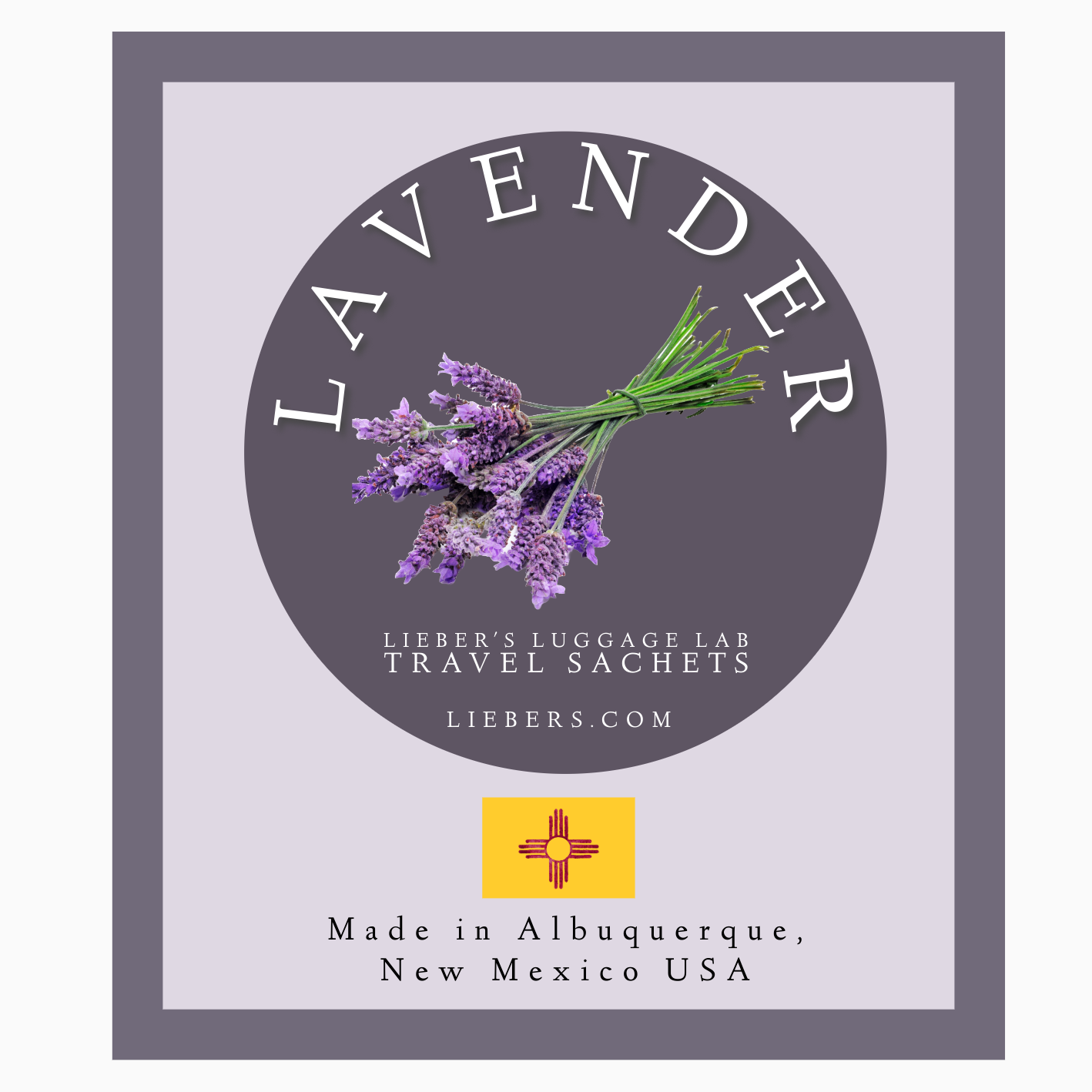 Lieber’s Scented Travel Sachet- locally made