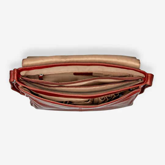 Osgoode Marley Leather Messenger Bag- 6008