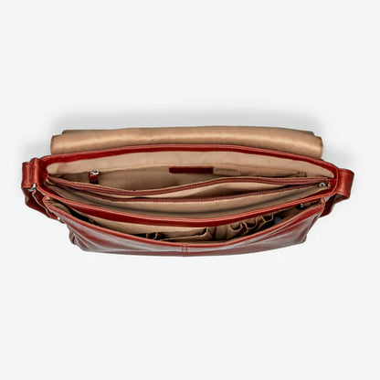 Osgoode Marley Leather Messenger Bag- 6008