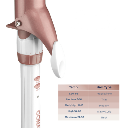 Conair® Double Ceramic 1½-inch Dual Voltage Curling Iron