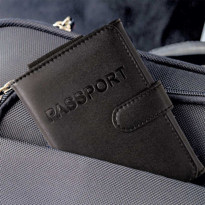 RFID Blocking Family Passport Holder ST-SC64-BLK
