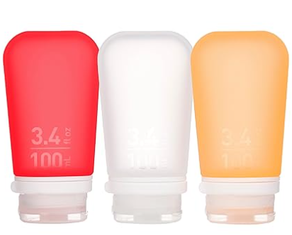 Humangear - 3.4 oz GoToob+ 3-Pack Silicone 3-1-1 Toiletry Bottles (LARGE) - $29.99