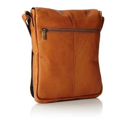 David King & Co. 145 Leather Small Vertical Messenger Bag- $120
