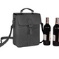 David King & Co. 434 Leather Travel Wine Carrier For 2 Bottles