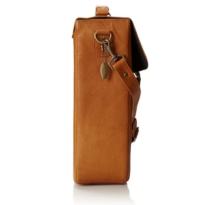 David King & Co. 434 Leather Travel Wine Carrier For 2 Bottles
