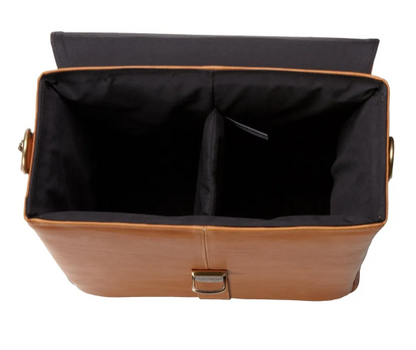 David King & Co. 434 Leather Travel Wine Carrier For 2 Bottles
