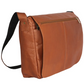 David King & Co. 189 Leather East/West Full Flap Over Messenger Bag- $155