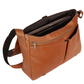 David King & Co. 189 Leather East/West Full Flap Over Messenger Bag