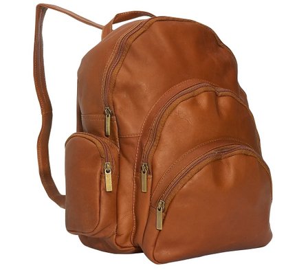 David King & Co. 322 Leather 322 Expandable Unlined Backpack- $165