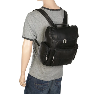 David King & Co. 334 Leather Women's Mid Size Zip Around Backpack