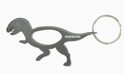 Dinosaur Bottle Opener Keychain- T-Rex- $8.00