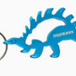 Dinosaur Bottle Opener Keychain- Stegosaurus- $8