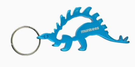 Dinosaur Bottle Opener Keychain- Stegosaurus- $8