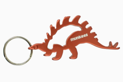 Dinosaur Bottle Opener Keychain- Stegosaurus- $8