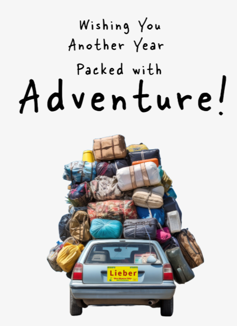 Lieber's Luggage Lab Greeting Cards- Vacation Collection- $4.99