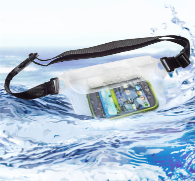 Smooth Trip Waterproof Waist Pack Clear