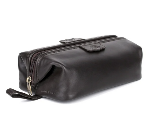Dopp® Leather First Class Seasoned Traveler Admiral Toiletry Kit