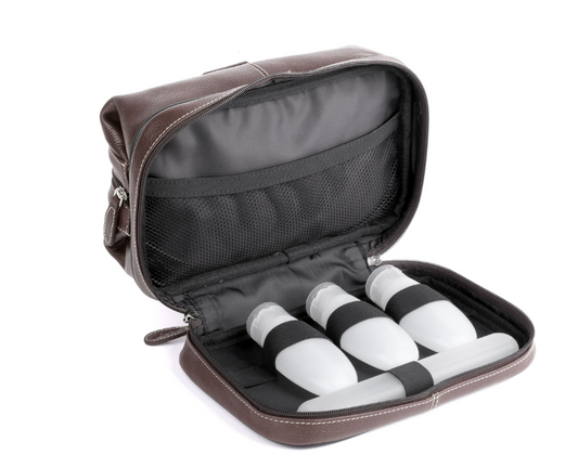 Dopp® Leather Travel Toiletry Kit with Bonus Items