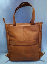 Daytrekr Leather Laptop Backpack/Tote