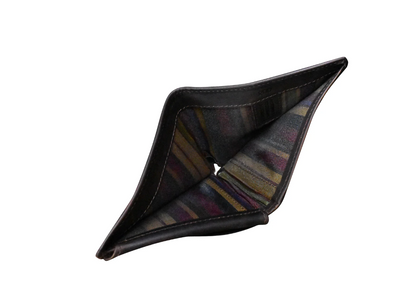 ili New York Leather Compact Bifold with Left Flip and RFID