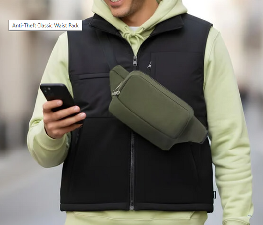 Travelon Anti-Theft Classic Waist Pack w/RFID