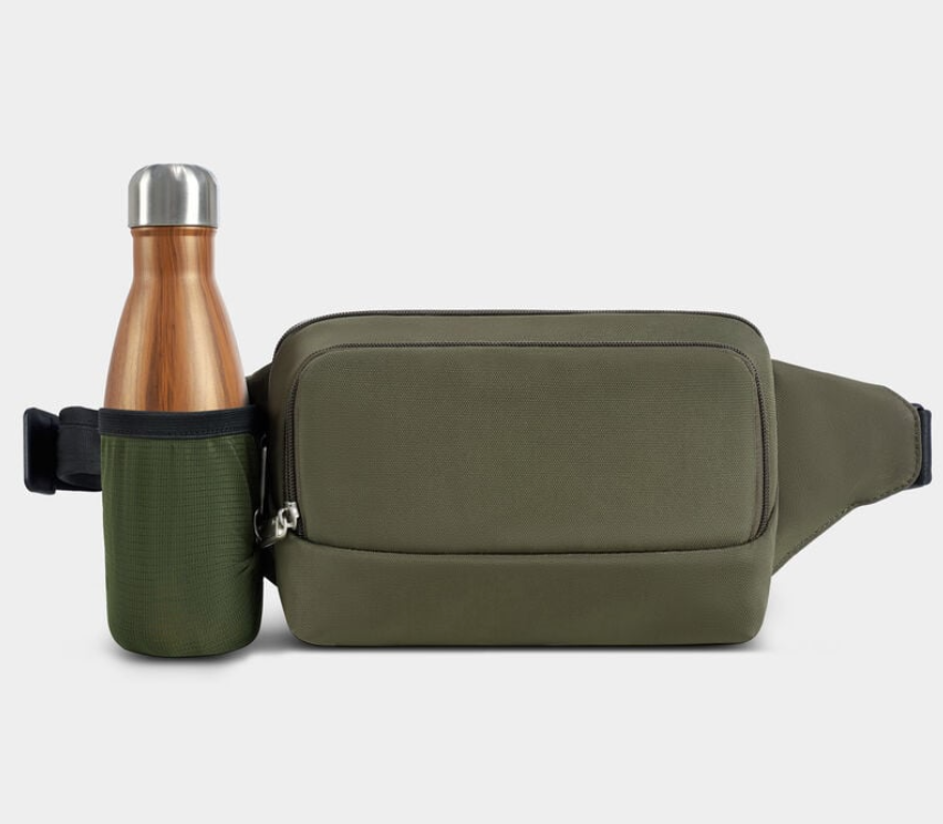 Travelon Anti-Theft Classic Waist Pack w/RFID Olive