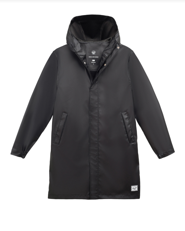 Herschel Long Classic Rain Jacket Women's Black
