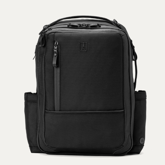 Travelpro Altitude™ Slim Expandable Laptop Backpack 20-24L Jet Black