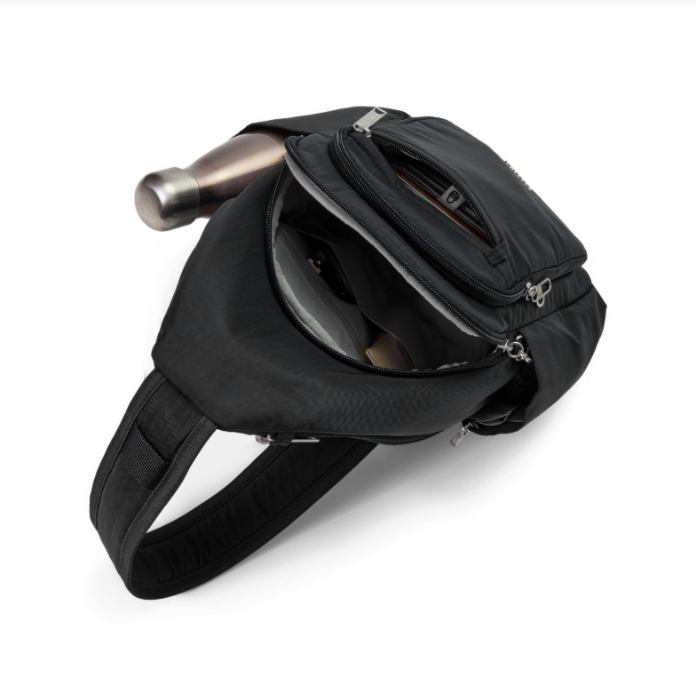Baggallini Securtex® Classic Anti-Theft Large Daytripper Sling with RFID
