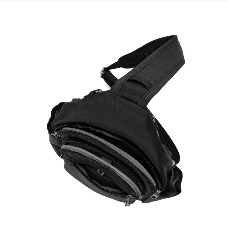 Baggallini Securtex® Classic Anti-Theft Large Daytripper Sling with RFID