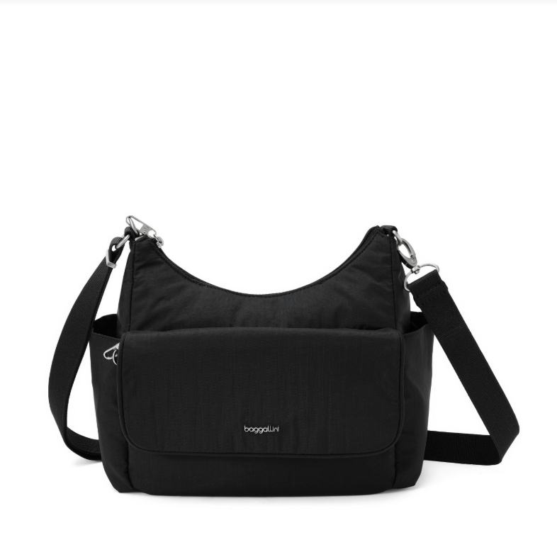 Baggallini Securtex® Journey Anti-Theft Hobo w/ RFID