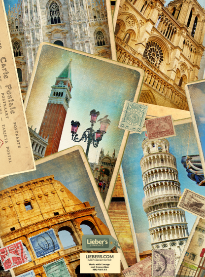 Lieber's Luggage Lab Greeting Cards- Vacation Collection