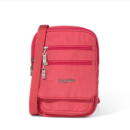 Baggallini RFID Journey Crossbody Flamingo