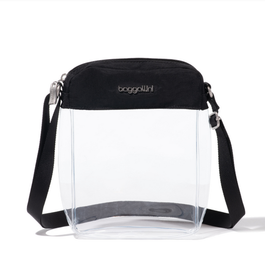 Baggallini Clear Stadium Explorer French Navy