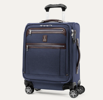 Travelpro Platinum Elite International Carry-On Softsided Expandable Spinner- 4091867 True Navy