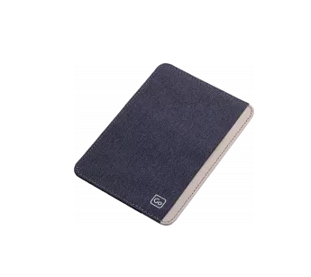 Go Travel The Passport Cover Slip w/ RFID Protection Petrol Blue