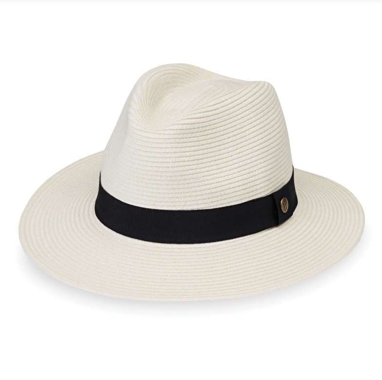 Wallaroo Packable Hat - Palm Beach UPF 50+ Ivory