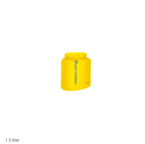 Sea to Summit Lightweight Dry Bag Sulfur Yellow 1.5 Liter