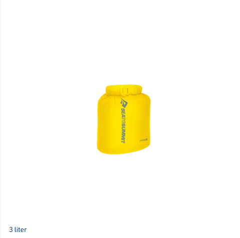 Sea to Summit Lightweight Dry Bag Sulfur Yellow 3 Liter