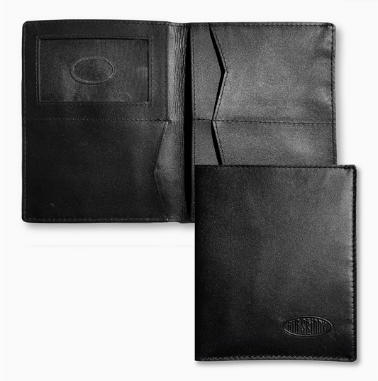 Big Skinny Full Leather Hipster Rfid Blocking Wallet Black