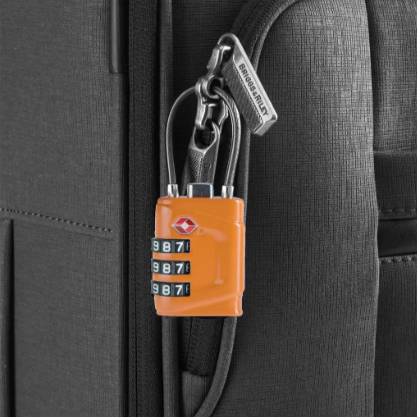 *NEW* Smooth Trip TSA Accepted Easy Read Cable Lock Orange