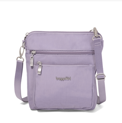 Baggallini Modern Pocket RFID Crossbody Lilac