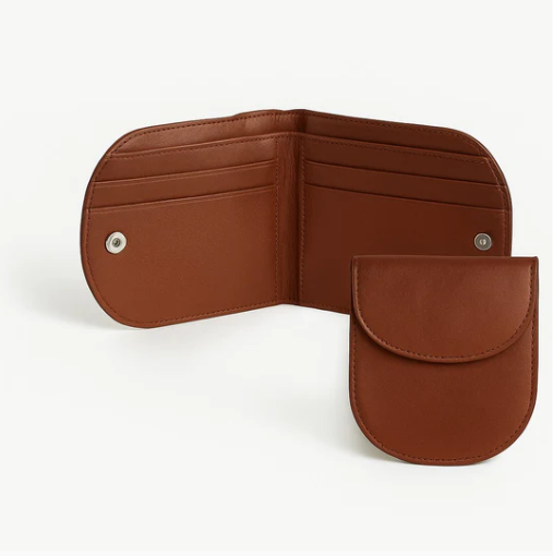 Osgoode Marley Leather RFID Bifold Belt (Taxi) Wallet Brandy