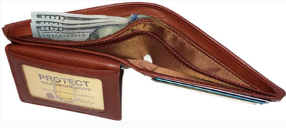 Osgoode Marley Leather RFID Security Passcase Bifold Wallet