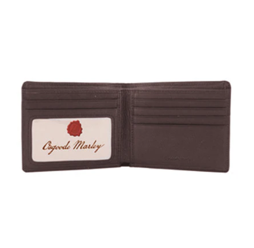 Osgoode Marley Leather RFID Hidden Billfold Bifold Wallet Espresso