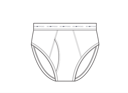 Exofficio Men's M Give-N-Go® 2.0 Brief Travel Underwear White