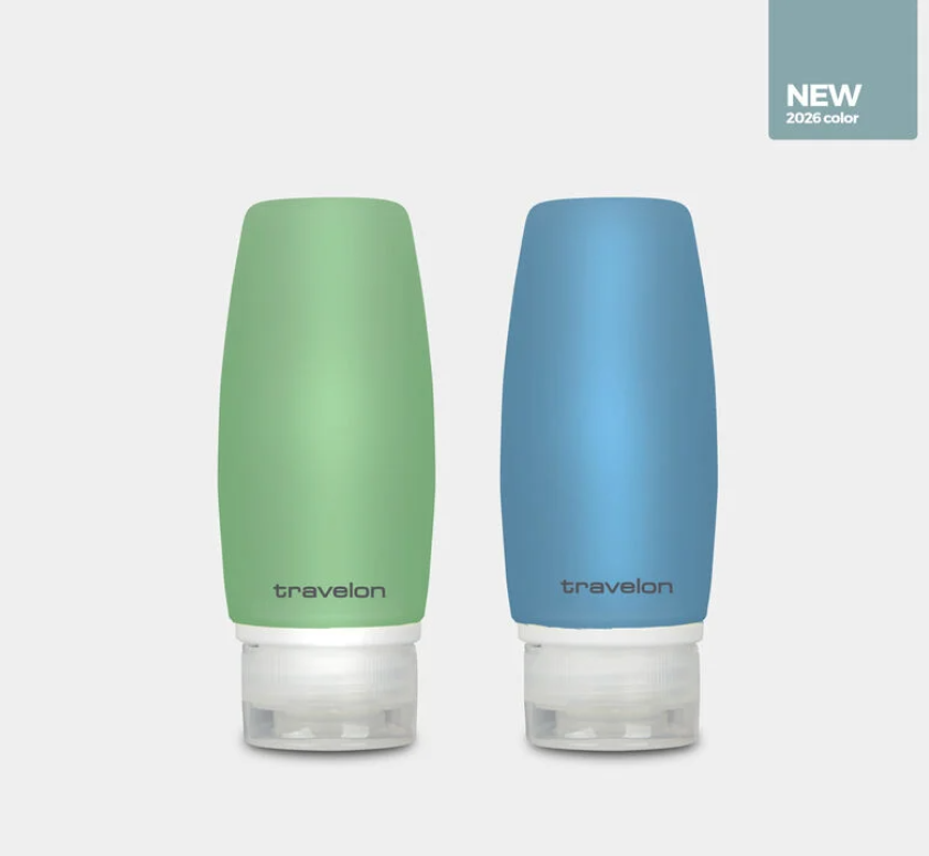 Travelon Set of 2 - 3oz Smart Tubes Cool Tones