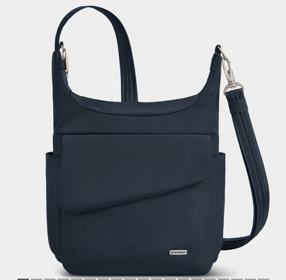 Travelon Anti-Theft RFID Classic Messenger Security Crossbody Midnight