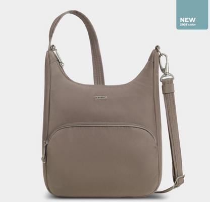 Travelon RFID Anti-Theft RFID Classic Essential Security Crossbody Hazelnut