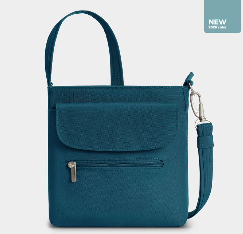Travelon RFID Antitheft Shoulder Crossbody Teal